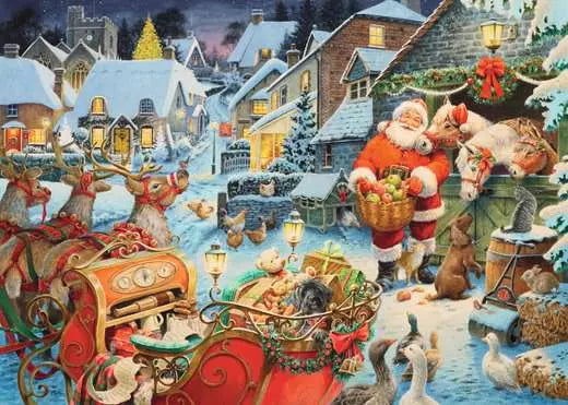 Ravensburger Christmas "Almost Done" Limited Edition 1000 Piece Jigsaw Puzzle