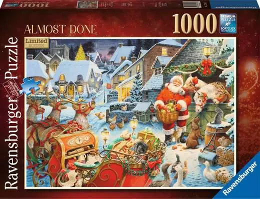 Ravensburger Christmas "Almost Done" Limited Edition 1000 Piece Jigsaw Puzzle