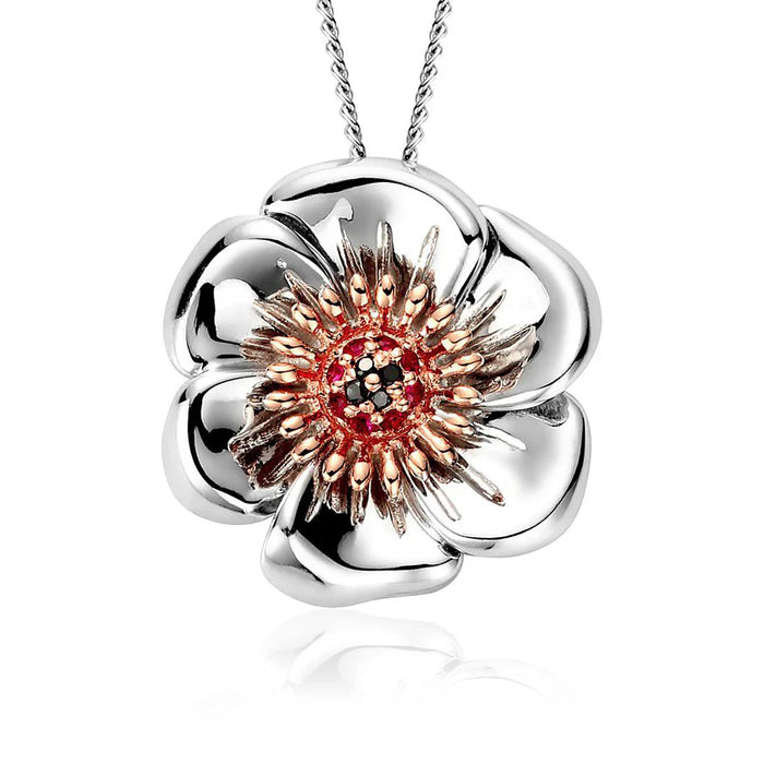 Clogau Welsh Poppy Pendant