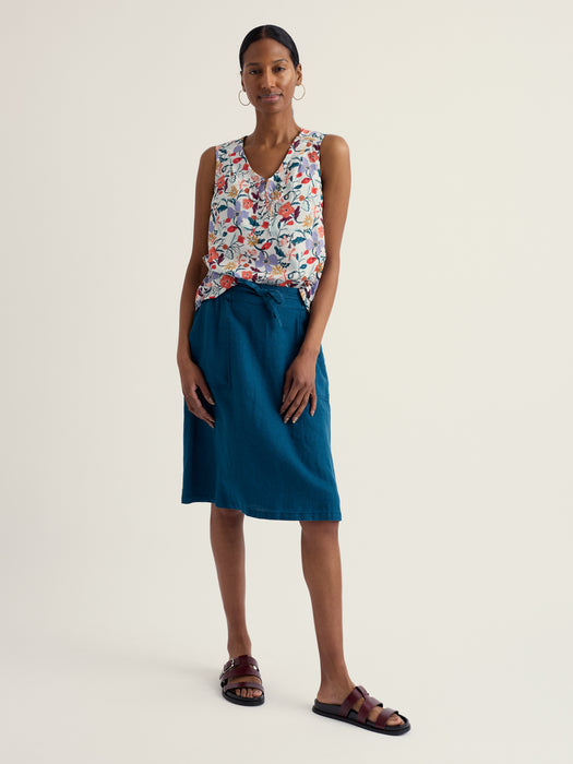 Seasalt Women's Cobbs Well Sleeveless Top In Winding Meadow Mix