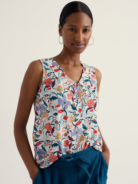 Seasalt Women's Cobbs Well Sleeveless Top In Winding Meadow Mix