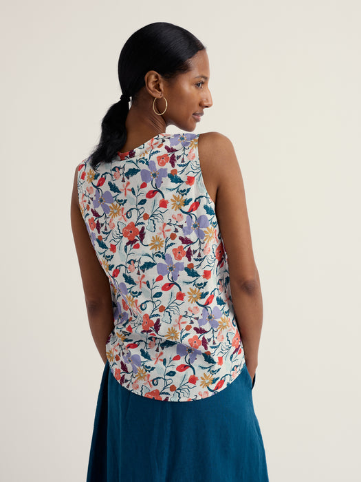 Seasalt Women's Cobbs Well Sleeveless Top In Winding Meadow Mix