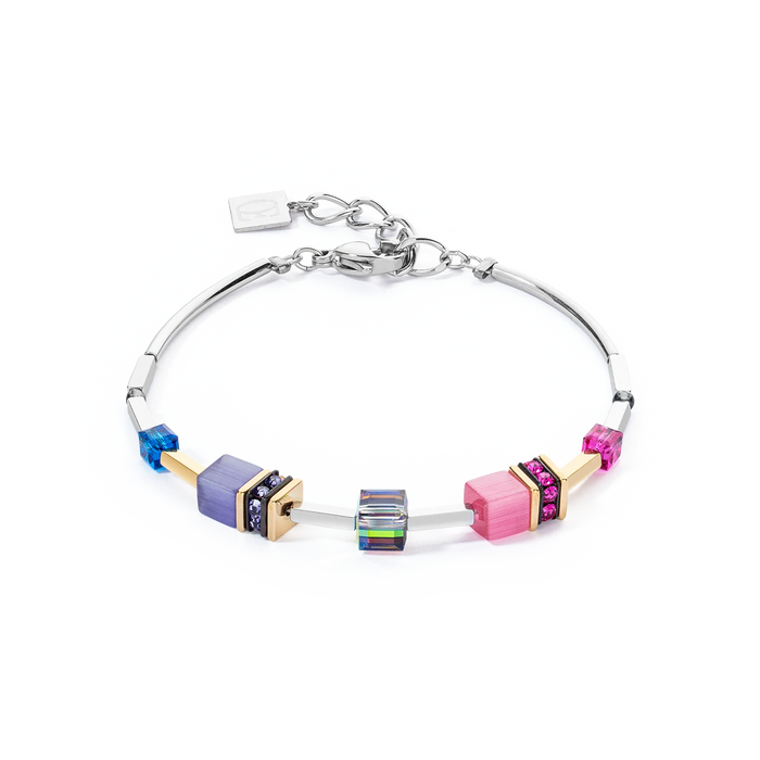 Coeur De Lion GeoCUBE® Iconic Lite Bracelet Rainbow