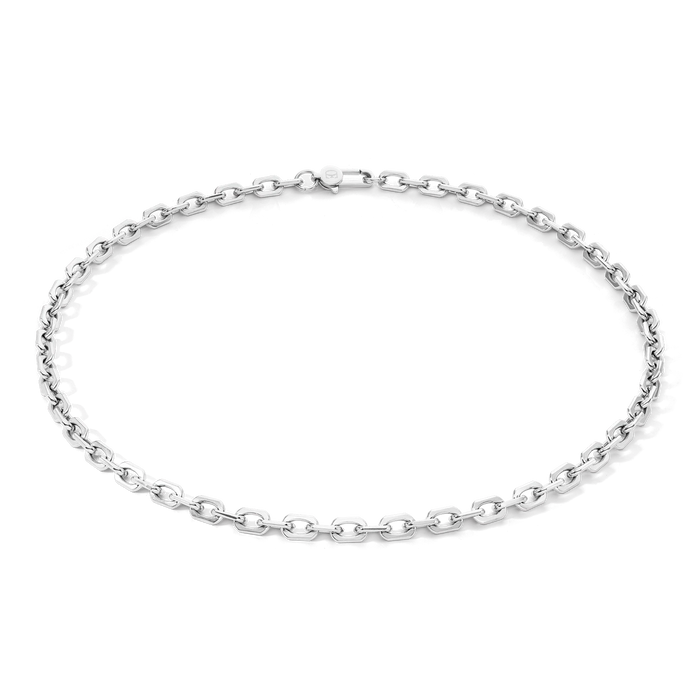 Coeur De Lion Link Chain Silver Necklace