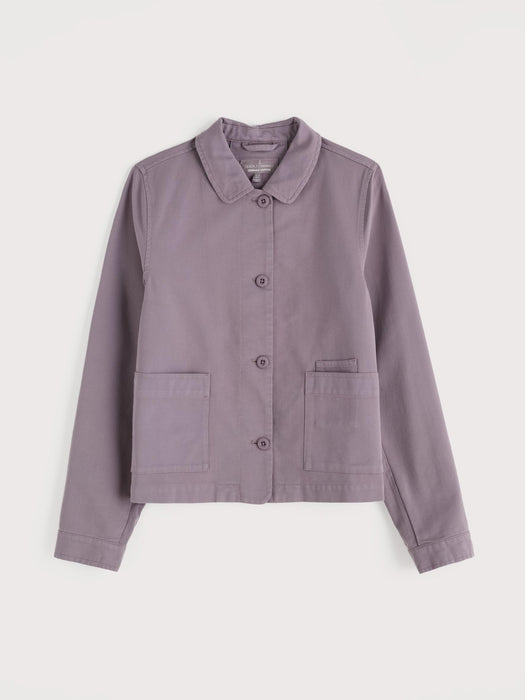 Seasalt Women's Coombe Lane Cotton Jacket In Grape Thistle