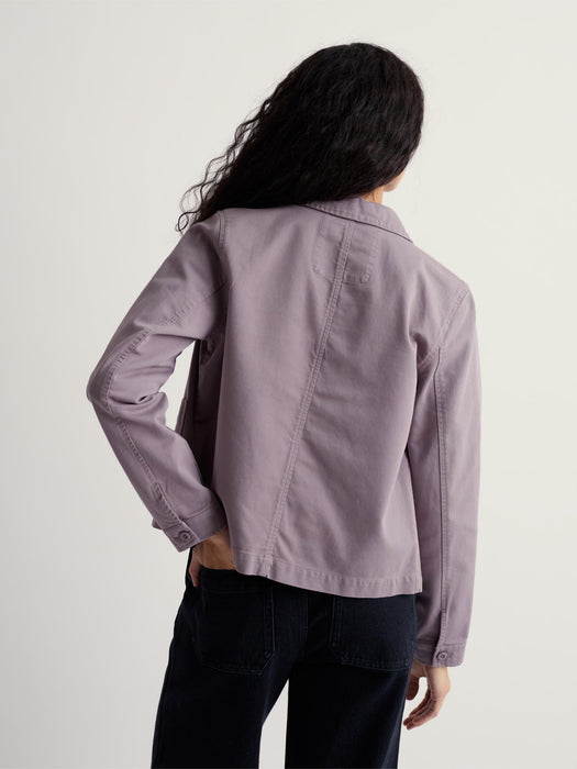 Seasalt Women's Coombe Lane Cotton Jacket In Grape Thistle