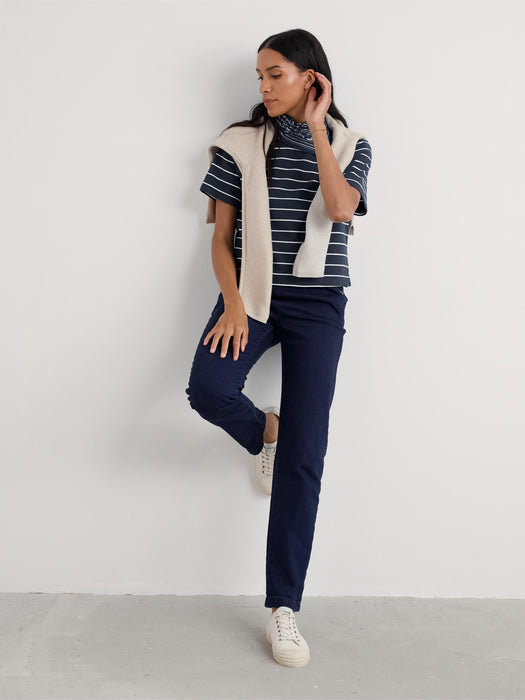 Seasalt Women's Copseland Organic Cotton T-Shirt In Chyandour Maritime