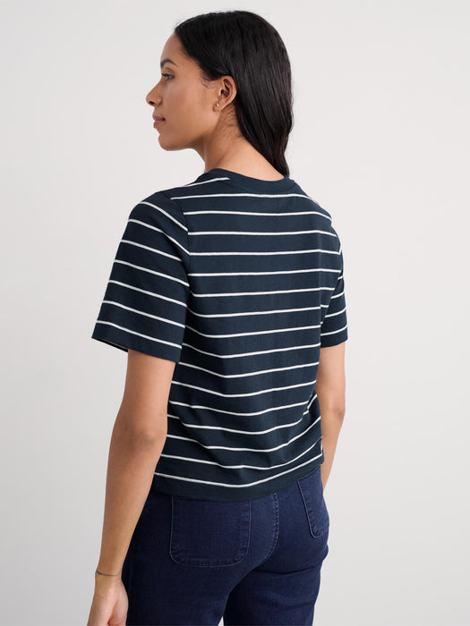 Seasalt Women's Copseland Organic Cotton T-Shirt In Chyandour Maritime