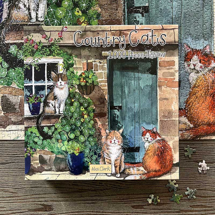 Alex Clark Country Cats Jigsaw Puzzle 1000 Pieces