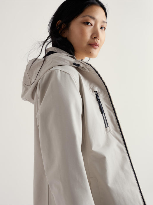 Seasalt Women's Coverack Waterproof Coat In Driftwood