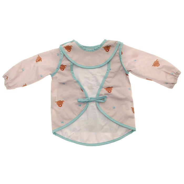 Ziggle Coverall Feeding Bib Highland Cow