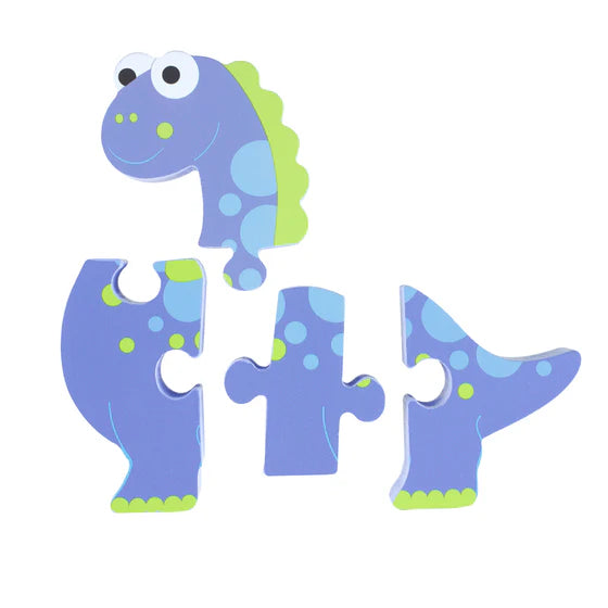 Orange Tree Diplodocus Wooden Puzzle