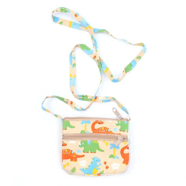 Molly & Rose Dinosaur Print Purse with Shoulder Strap