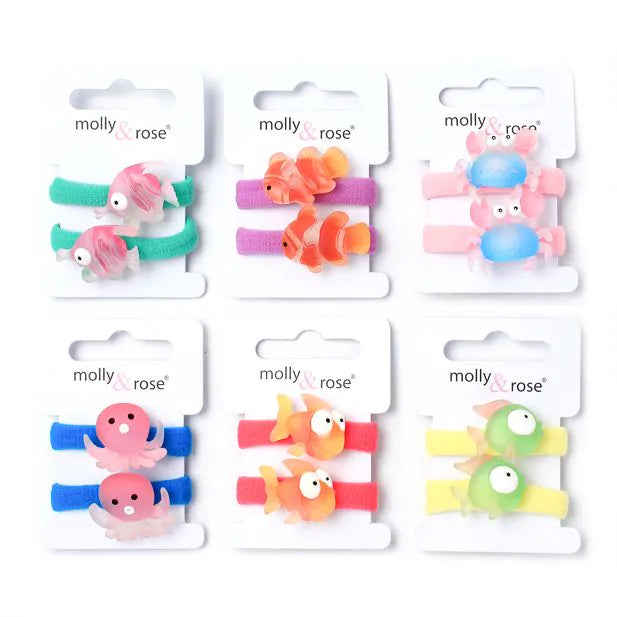 Molly & Rose Pair of Sea Themed Motif Ponios