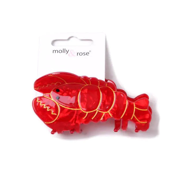 Molly & Rose Lobster Shaped Clamp Clip