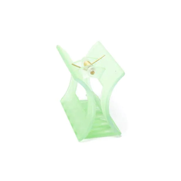 Molly & Rose Frosted Cut Out Curved Hair Clamp Clip