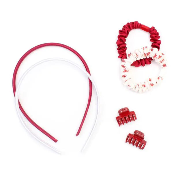 Molly & Rose Alice Band, Mini Clamp Clips and Scrunchies Set