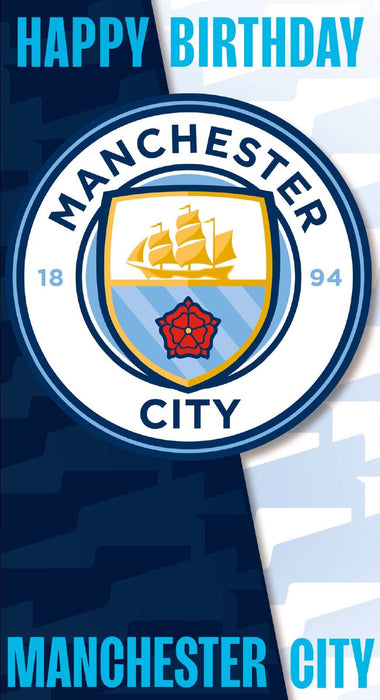 Words & Wishes 'Happy Birthday Manchester City' Card