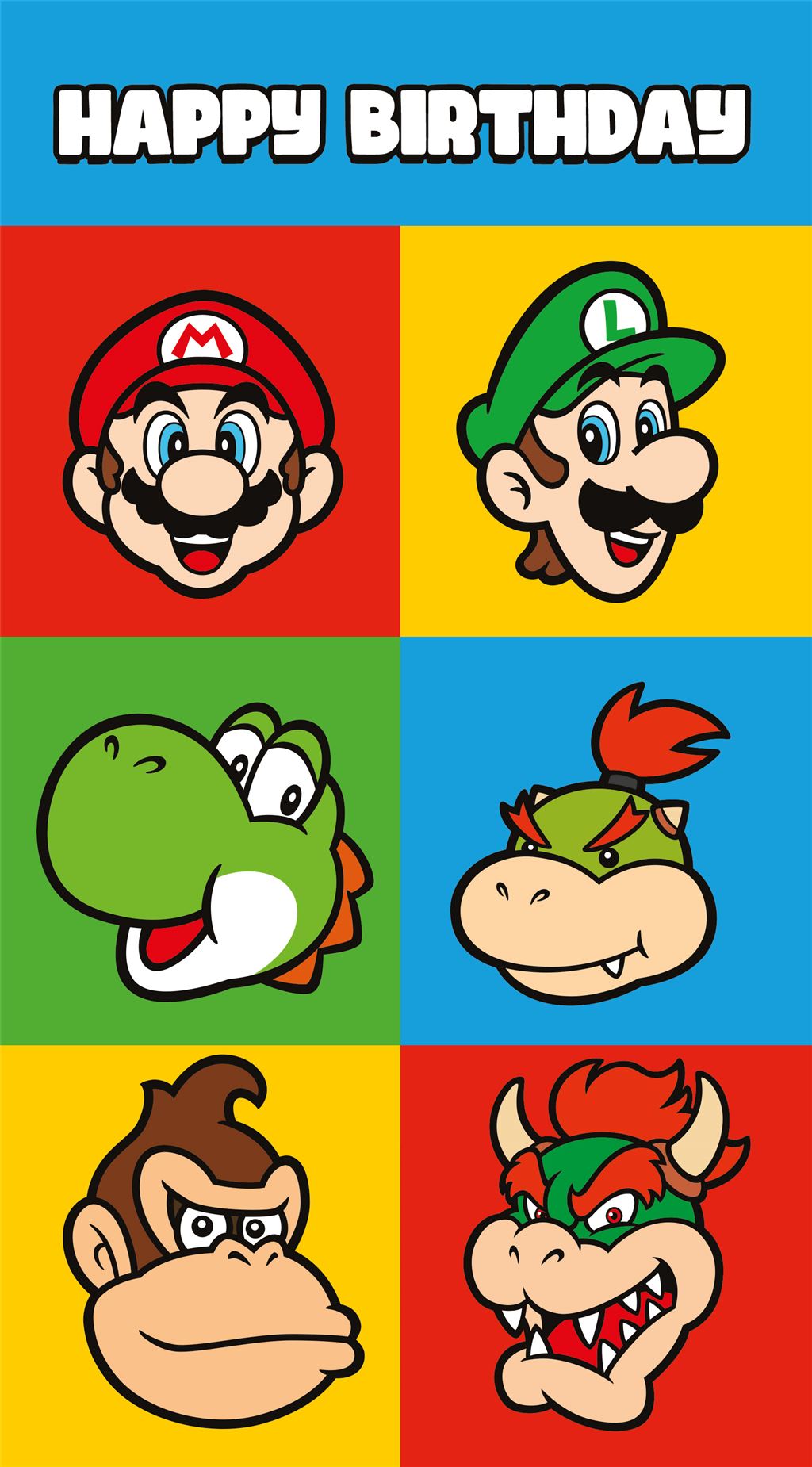 Words & Wishes 'Super Mario Brothers' Birthday Card — Maple Gifts