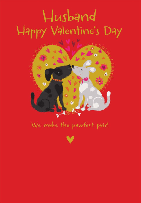 Nigel Quiney 'Husband We Make The Perfect Pair' Valentine Card