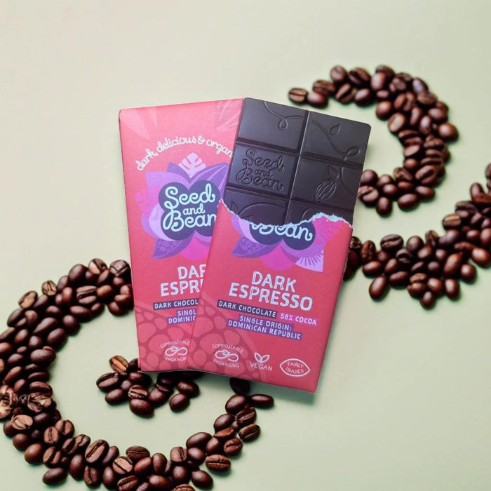 Seed & Bean Dark Espresso Chocolate Bar