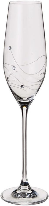 Dartington Glitz Champagne Flute, Set of 2