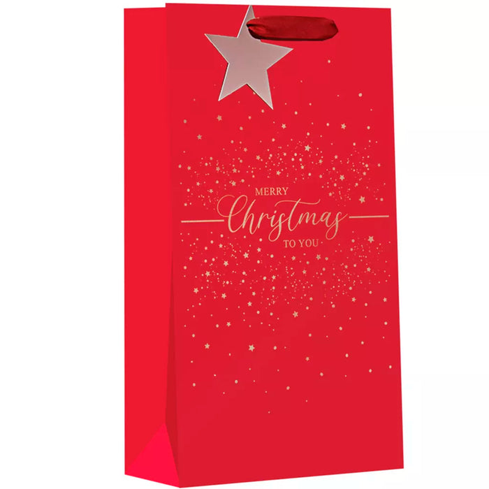 Design By Violet Red Merry Christmas Gift Bag