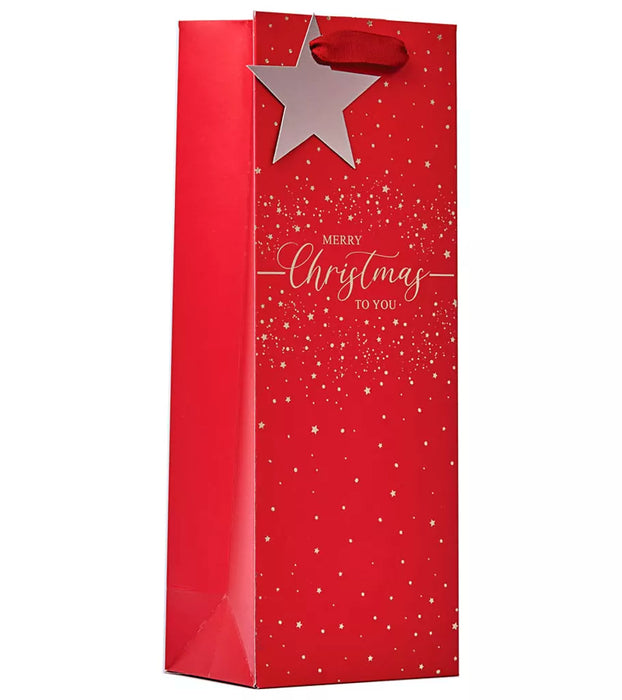 Design By Violet Red Merry Christmas Gift Bag