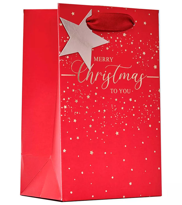 Design By Violet Red Merry Christmas Gift Bag