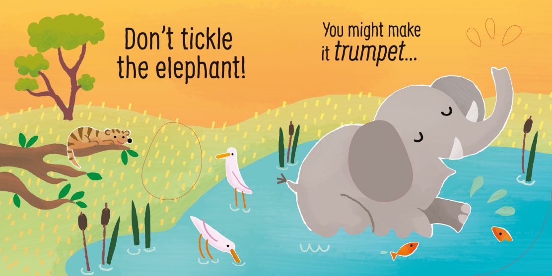 Usborne Don't Tickle the Elephant!
