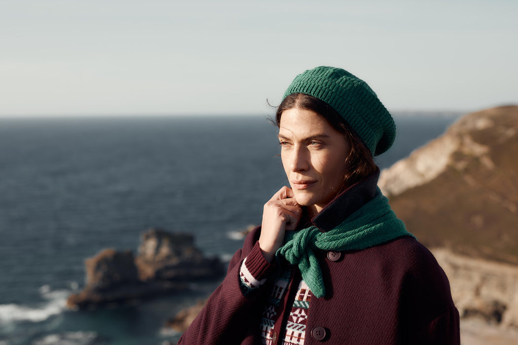 Seasalt Women's Driftway Beret In Dark Forage