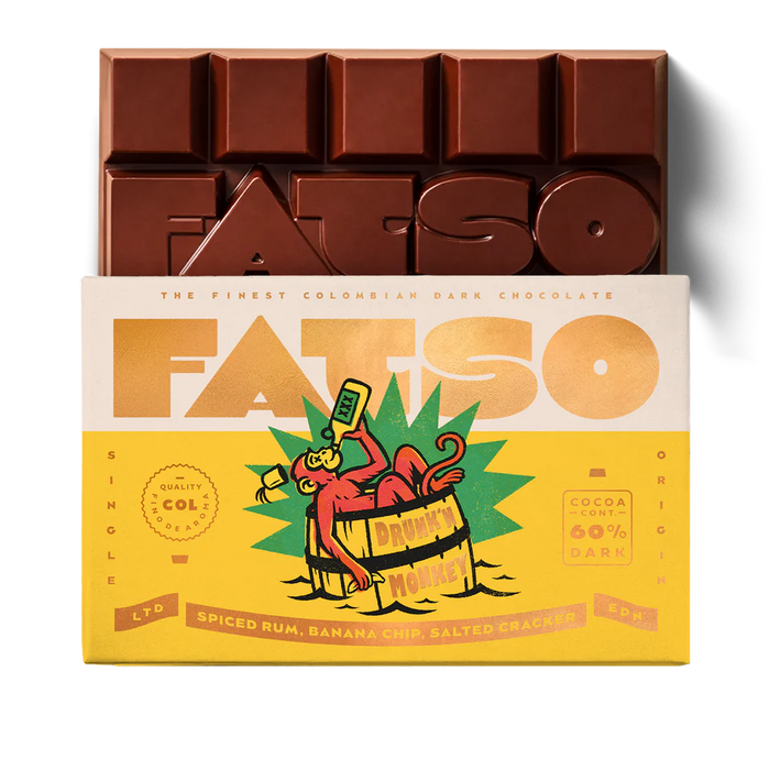 Fatso Drunk'n Monkey Chocolate Bar