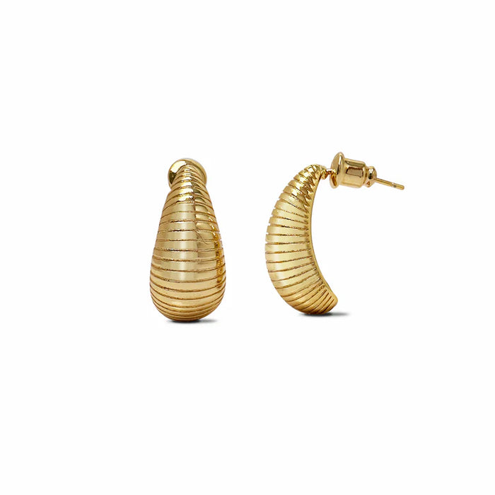 Life Charms Gold Teardrop earrings