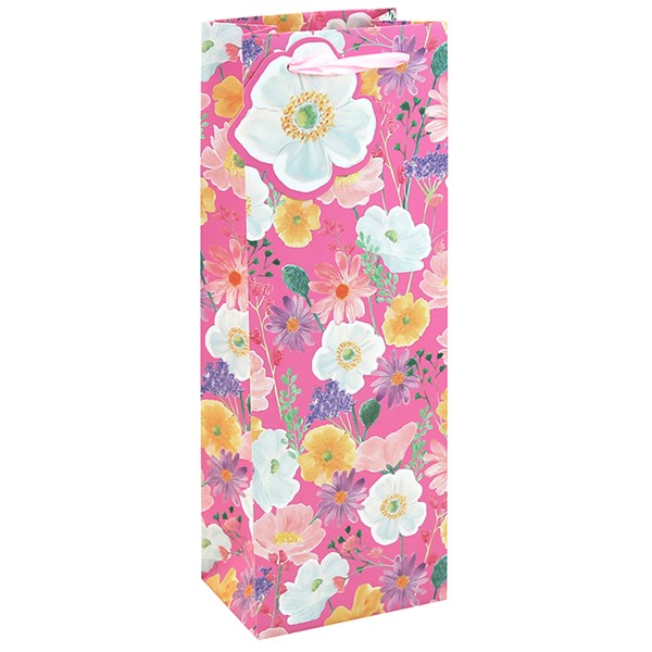Floral Bottle Bag