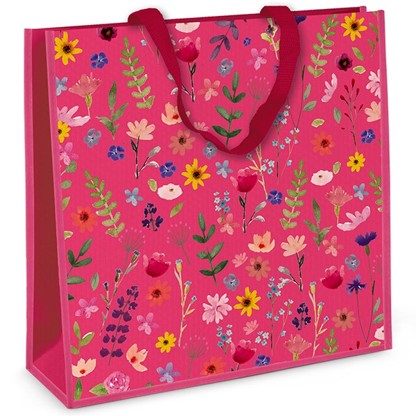 Wildflower Square Jumbo PP Woven Bag