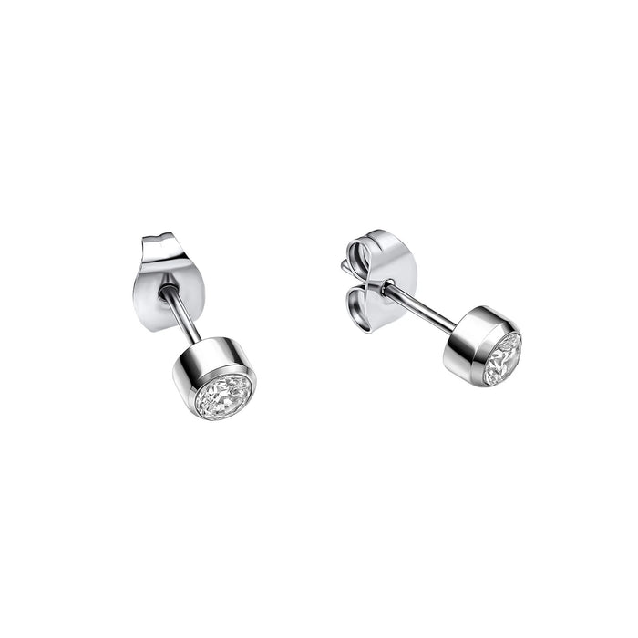 Fred Bennett Smaller Fit Stainless Steel Stud Earrings