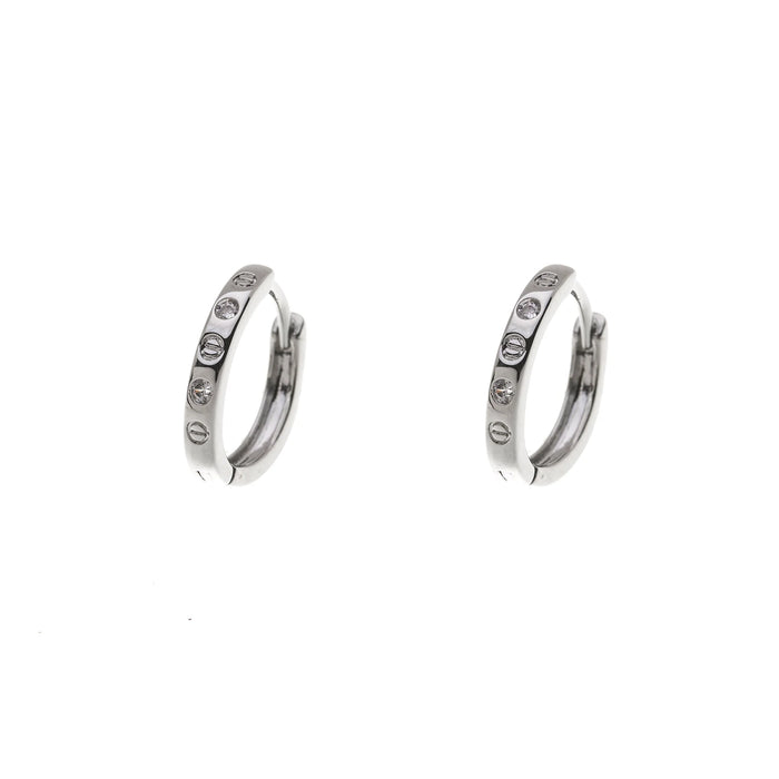 Park Lane Hoop Earrings with Stones