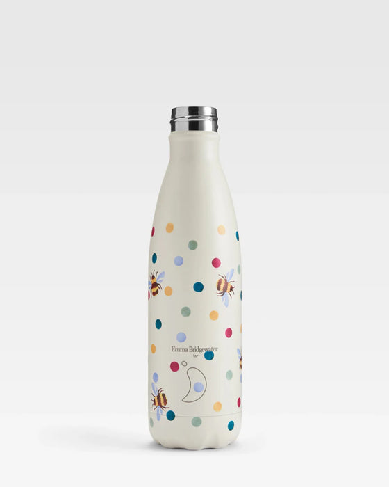 Chilly's Emma Bridgewater Polka Dot And Bees Water Bottle 500ml