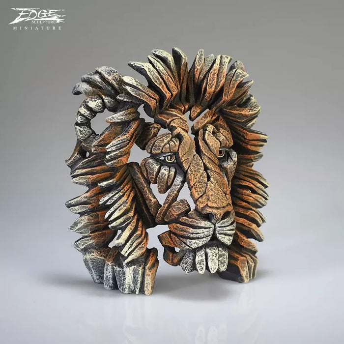 Edge Sculpture Miniature Lion Bust