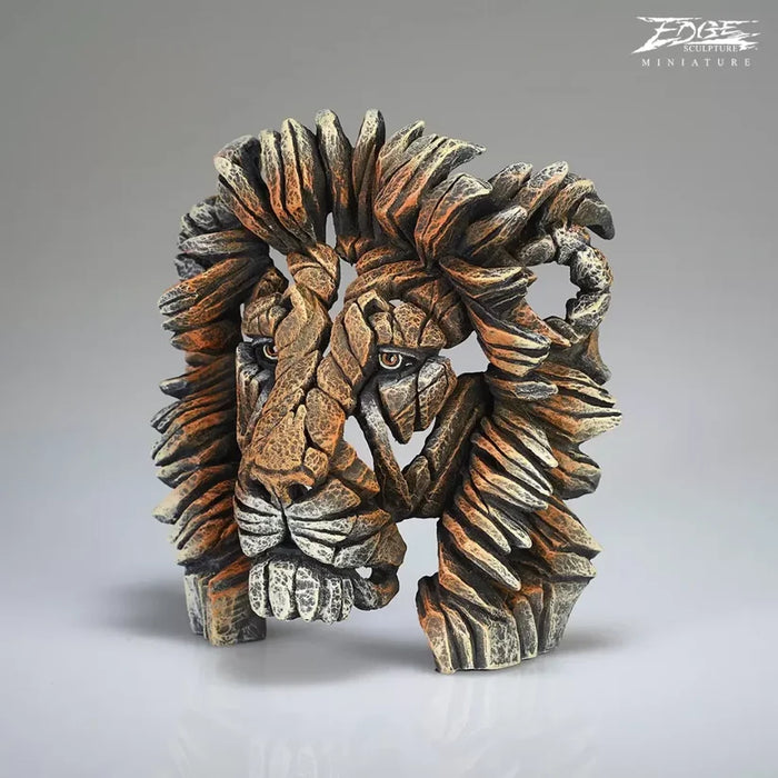 Edge Sculpture Miniature Lion Bust