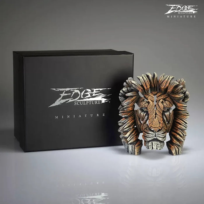 Edge Sculpture Miniature Lion Bust
