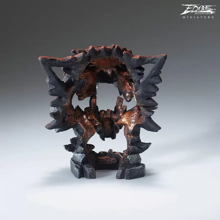 Edge Sculpture Miniature Wolf Bust