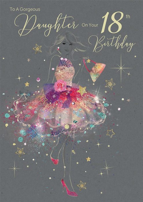 Cherry Orchard  'To A gorgeous Daughter On Your 18th Birthday' Card