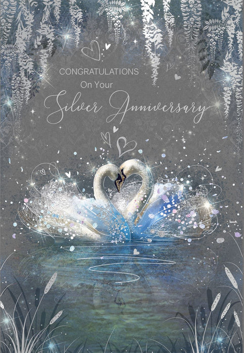 Cherry Orchard 'Congratulations On You Silver Anniversary' Anniversary Card