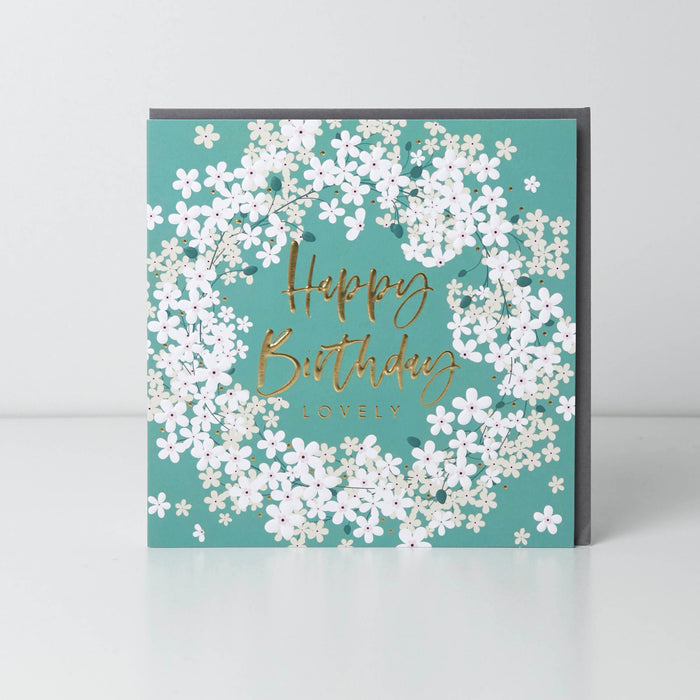 Belly Button 'Mable Birthday Wreath' Birthday Card