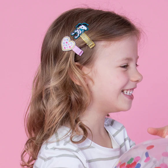 Rachel Ellen Hairclip Hearts 2 Pack