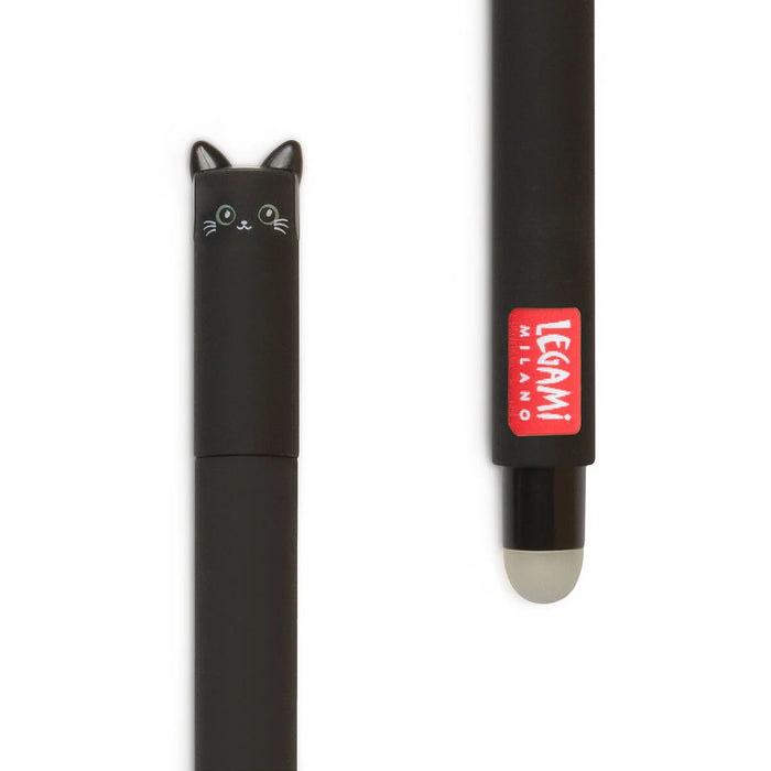 Legami Erasable Kitty Gel Pen - Be Curious