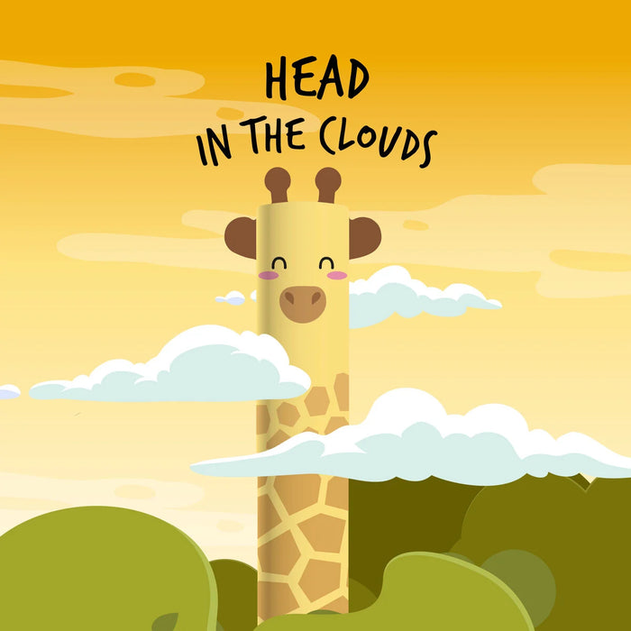 Legami Erasable Black Giraffe Gel Pen - Head in the Clouds