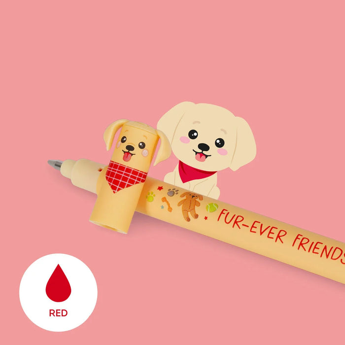 Legami Set of 3 Erasable Gel Pens - Fur-ever Friends
