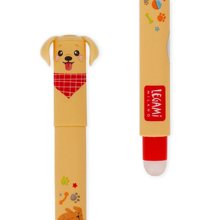 Legami Set of 3 Erasable Gel Pens - Fur-ever Friends